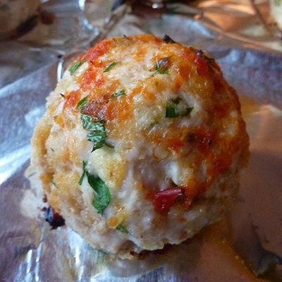 Amazing Chicken Parm Meatballs