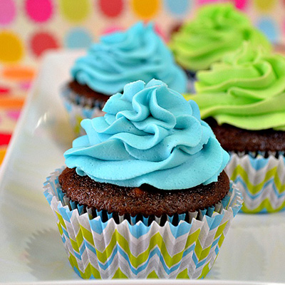 Decadent Double Chocolate Mousse Filled Cupcakes