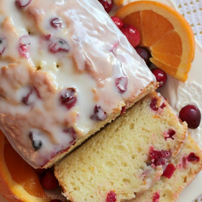 Orange Cranberry Loaf Cake