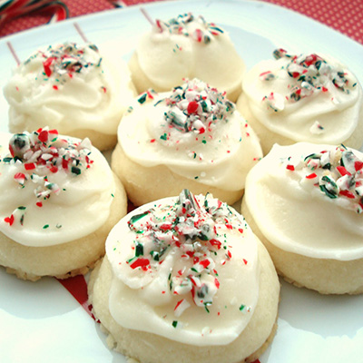 Peppermint Meltaway Cookies