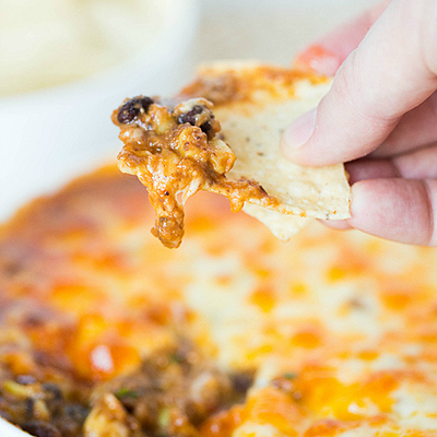 Warm Black Bean Dip