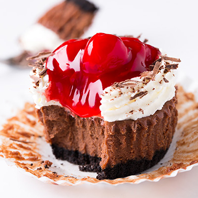 Black Forest Cheesecake Cupcakes