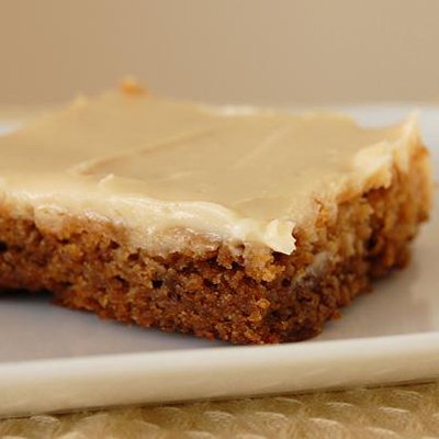Gingerbread Bars with Cream Cheese Frosting