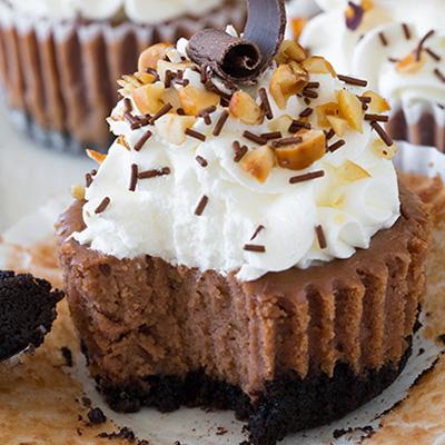 Nutella Cheesecake Cupcakes