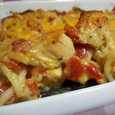 Ro-tel Chicken Spaghetti