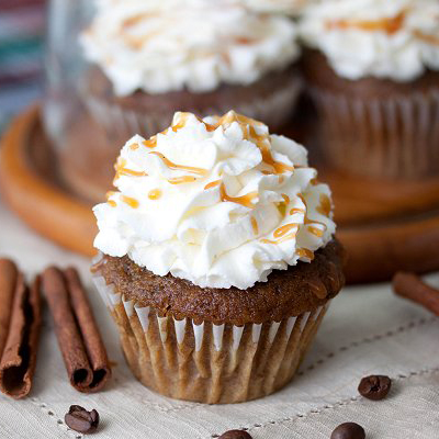 Pumpkin Spice Latte Cupcakes