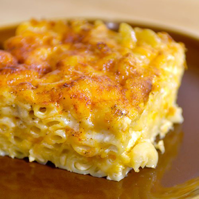 John Legend's Macaroni and Cheese - I have made it dozens of times and I get so many requests for it. I like to assemble it the night before. That gives the liquid time to absorb into the noodles and I think it makes it taste even better.