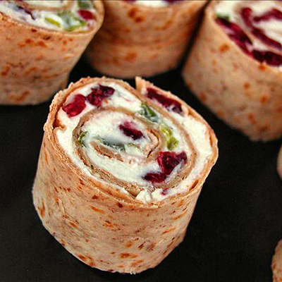 Cranberry Feta Pinwheels
