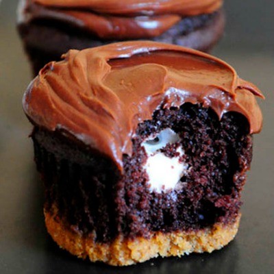 Hershey’s S’mores Cupcake Mix - if you like s'mores you will love these cupcakes with a graham cookie crust.