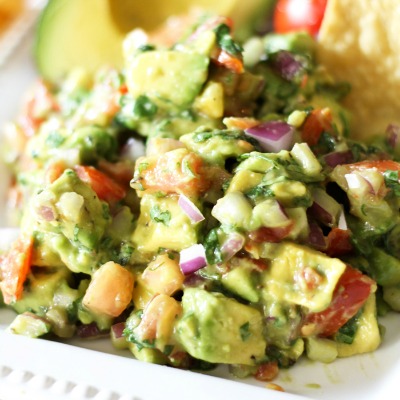 Avocado Salsa! This stuff is incredible to top (or dip) your favorite Mexican food in!
