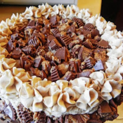 Peanut Butter Cup Devil's Food Cake
