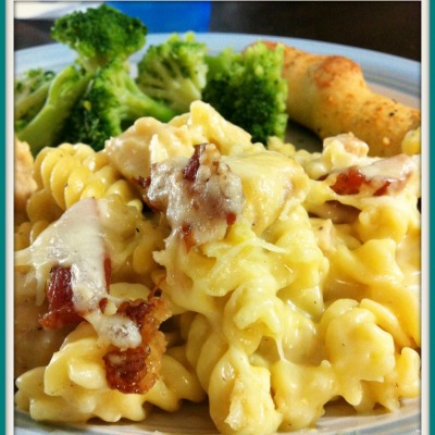 Cheesy Bacon Chicken Casserole...for when you need comfort food.