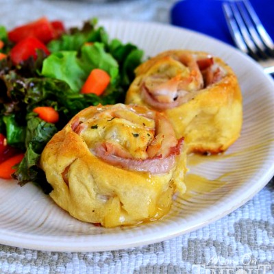 Chicken Cordon Bleu Crescent Rolls make dinner easy and your family happy!