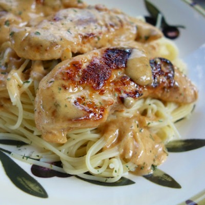 Chicken Lazone is by far the best chicken dish you'll ever make and it only takes 15 minutes from start to finish! Very healthy and tasty as well. The chicken in this recipe is to die for! 