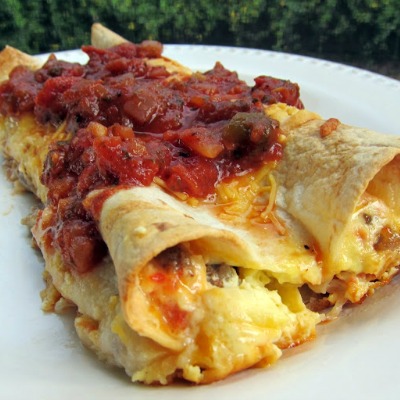 These are excellent and so convenient! Make the day before, take dish out of fridge 30 minutes before baking. Breakfast enchiladas! Great for a holiday breakfast!!! These are delicious and addicting!