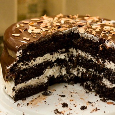 Ho Ho Cake. We all remember how great a snack Ho Ho's were as kids, and this cake does not disappoint. Rich and delicious!