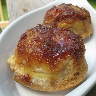 Banana Upside Down Muffins. These muffins are so yum and tasty. Such a great breakfast addition, and the banana taste is perfect.